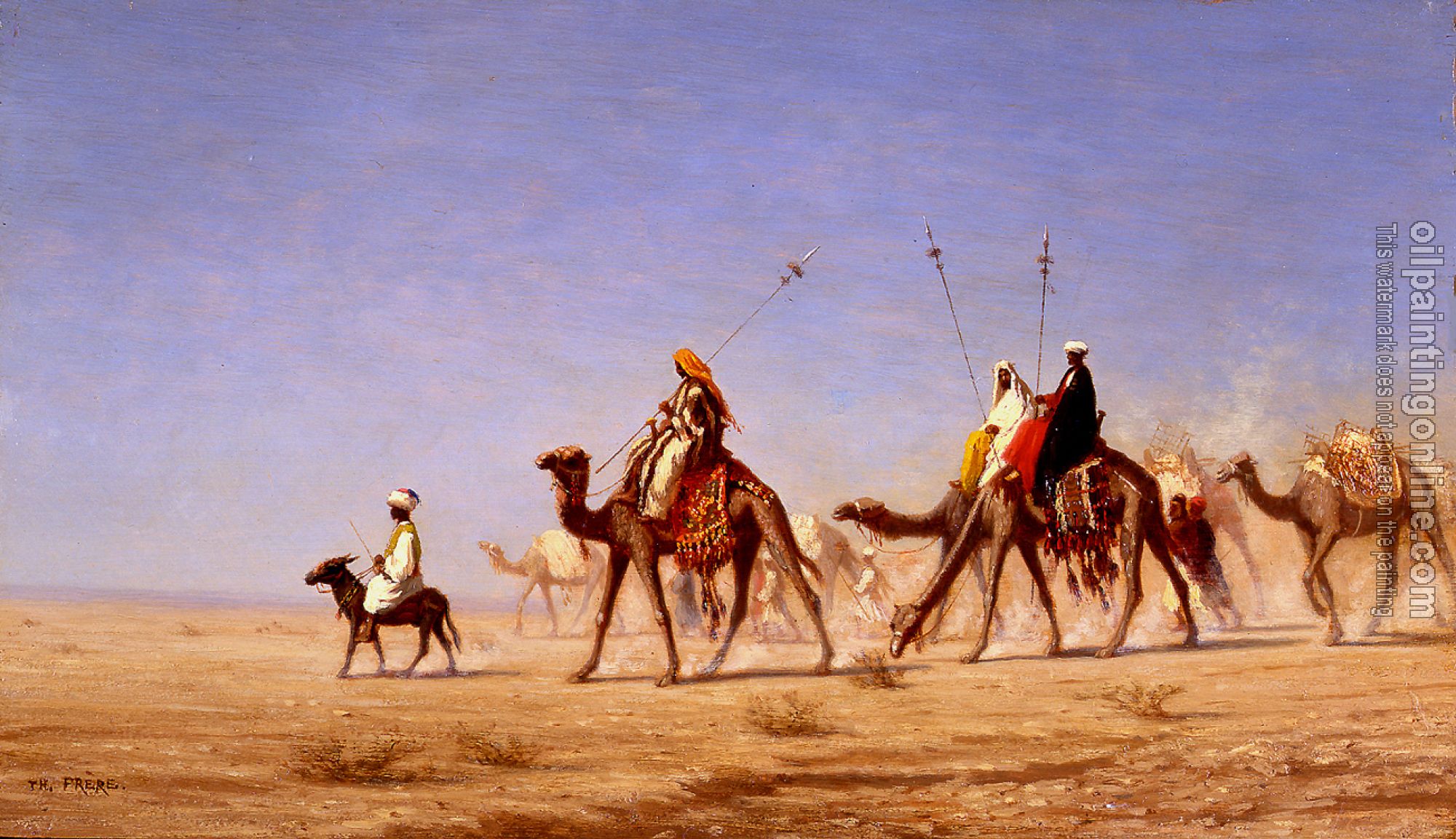 Frere, Charles Theodore - A Caravan Crossing the Desert